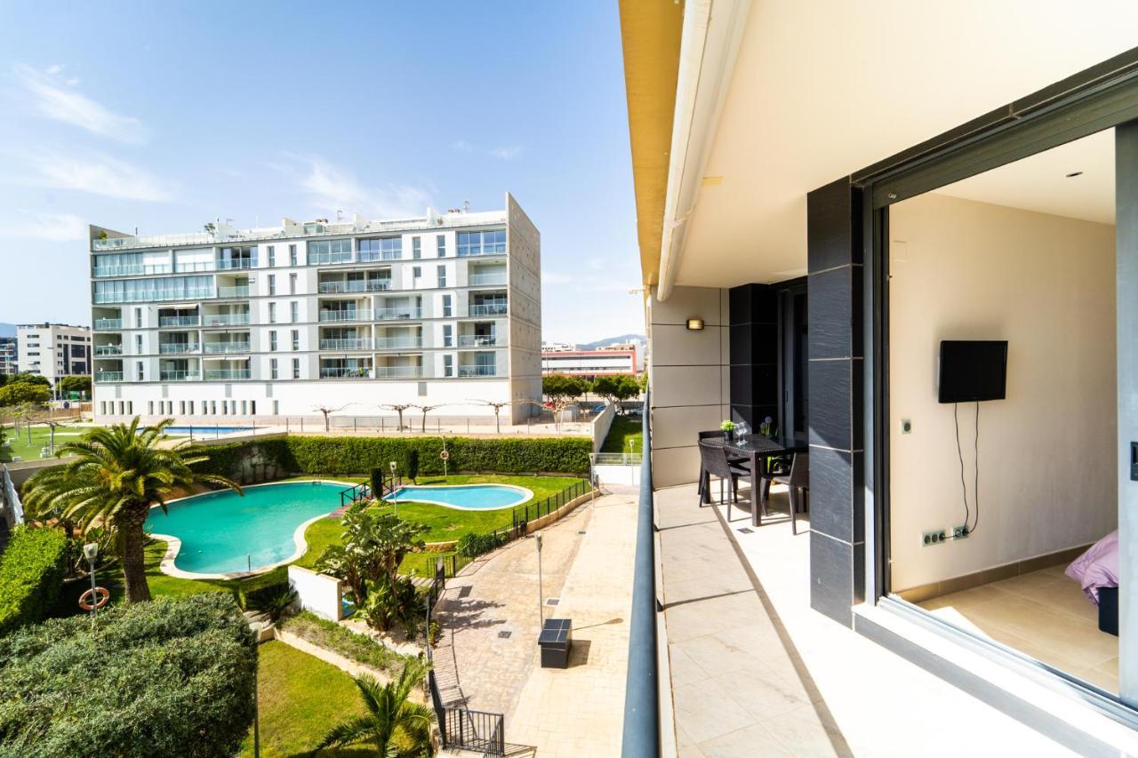 Primera Linea De Mar Con Piscina, Gimnasio Y Parking 2 Hab Y 2 Banos Villajoyosa Luaran gambar